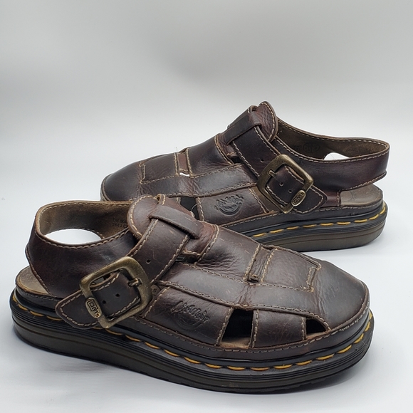 Dr. Martens Other - Vintage 90s y2k Dr Martens closed toe fishermen sandles made in England